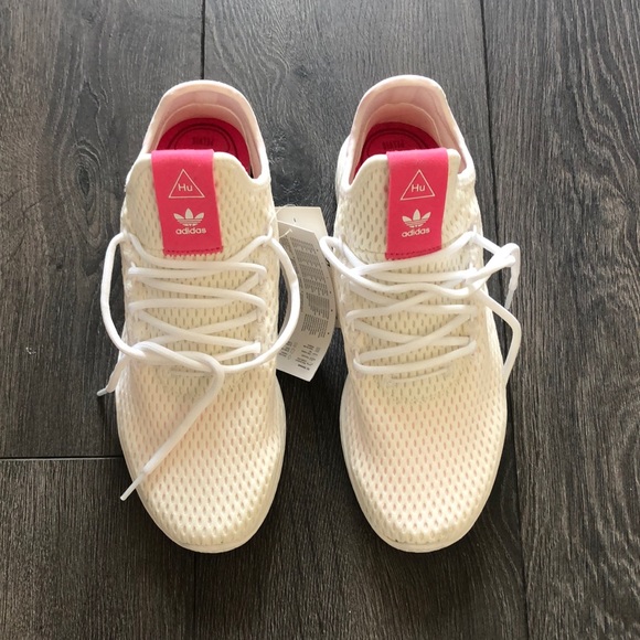 adidas Shoes - Adidas Pharrell Williams pink & white sneakers